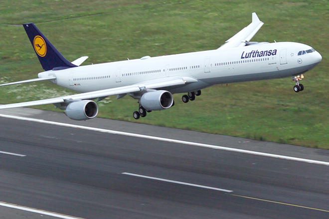 3- Start Lufthansa Airbus